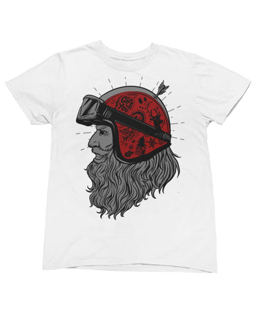Santa Time To Ride Unisex Christmas Unisex T-Shirt For Men And Women 8Ball